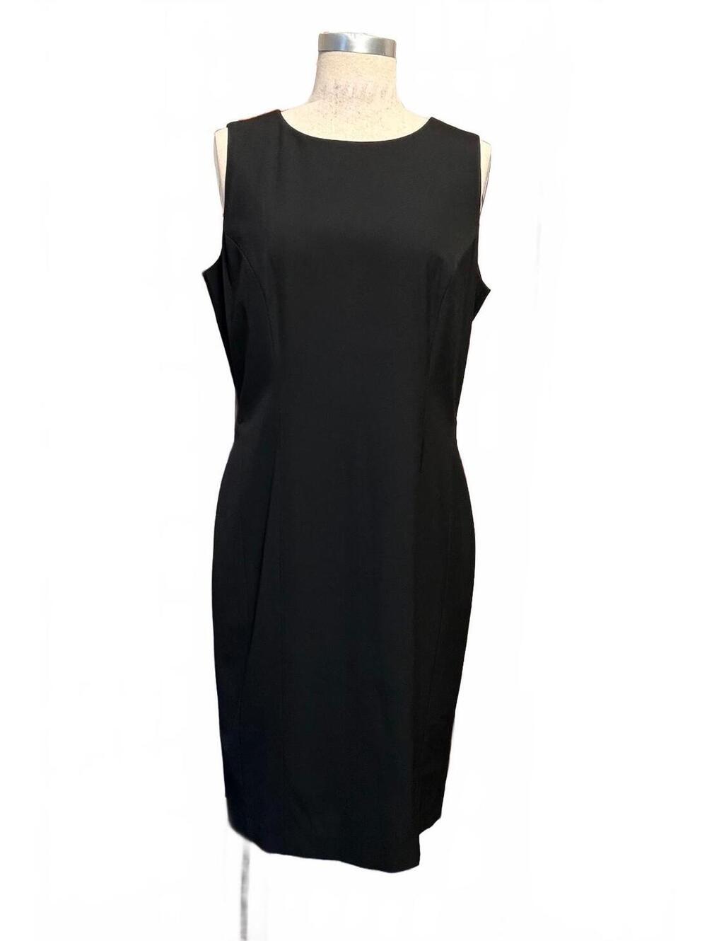 NWT Ann Taylor Black Sheath Dress Size 12 Career Work $129